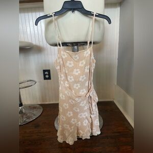 Floral Beige Sundress princess polly